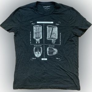 Banana Republic Blues Microphone Graphic T-Shirt